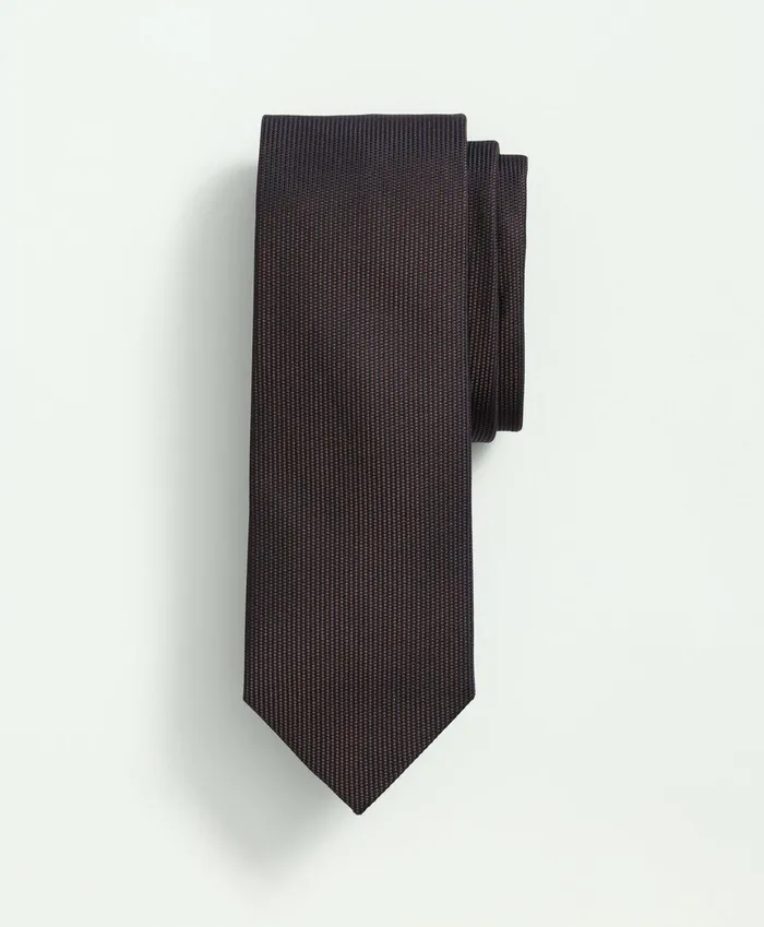 Ties andamp Pocket Squares Men Brooks Brothers Silk Twill Tie Brown