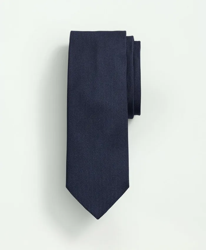 Ties andamp Pocket Squares Men Brooks Brothers Silk Twill Tie Navy