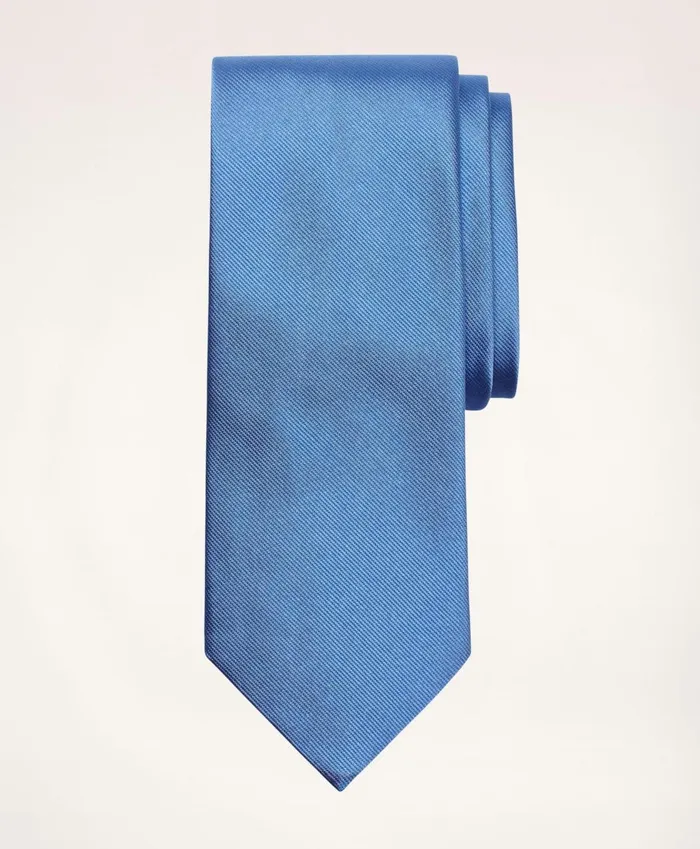 Ties andamp Pocket Squares Men Brooks Brothers Solid Rep Tie Blue