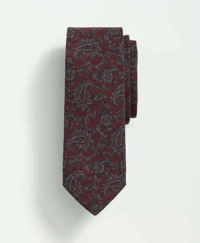 Ties andamp Pocket Squares Men Brooks Brothers Wool Paisley Tie Burgundy Multi Ties andamp Pocket Squares Men Brooks Brothers Wool Paisley Tie Burgundy Multi