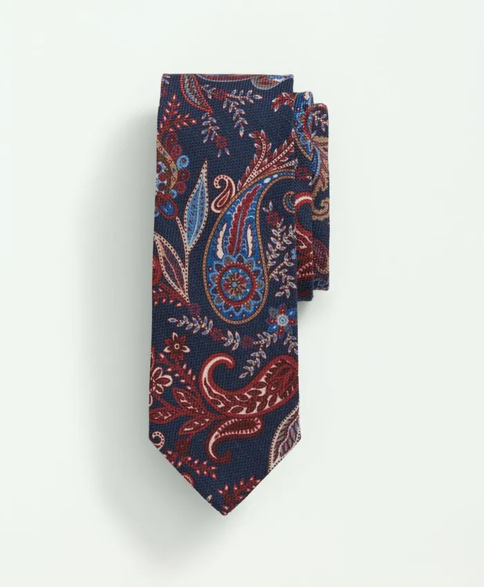 Ties andamp Pocket Squares Men Brooks Brothers Wool Silk Bold Paisley Tie Bluered Ties andamp Pocket Squares Men Brooks Brothers Wool Silk Bold Paisley Tie Bluered