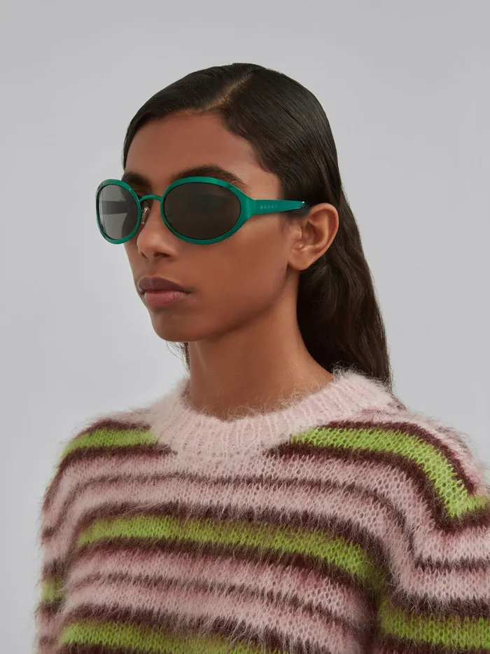 ToSua Green Sunglasses WomenMen Marni Sunglasses