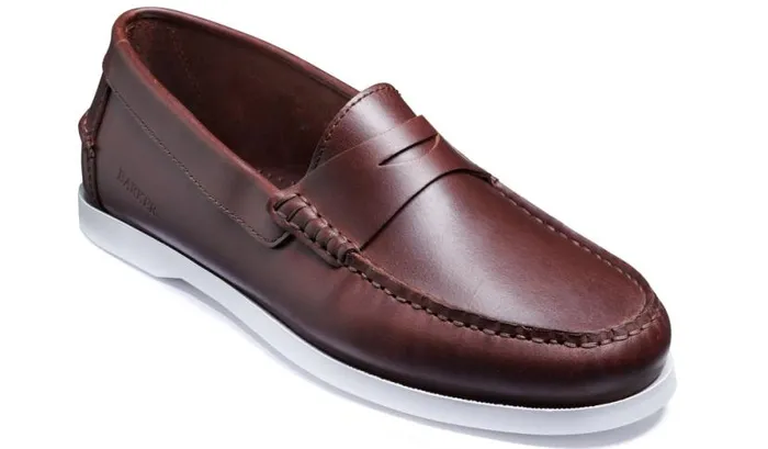 Tony 8211 Brown PullUp Mens Barker Shoes Loafers