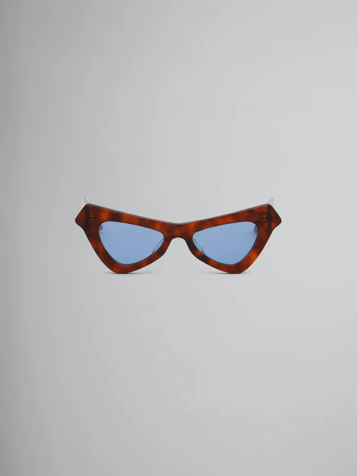 Tortoiseshell Fairy Pools Havana Acetate Sunglasses Women Marni Sunglasses
