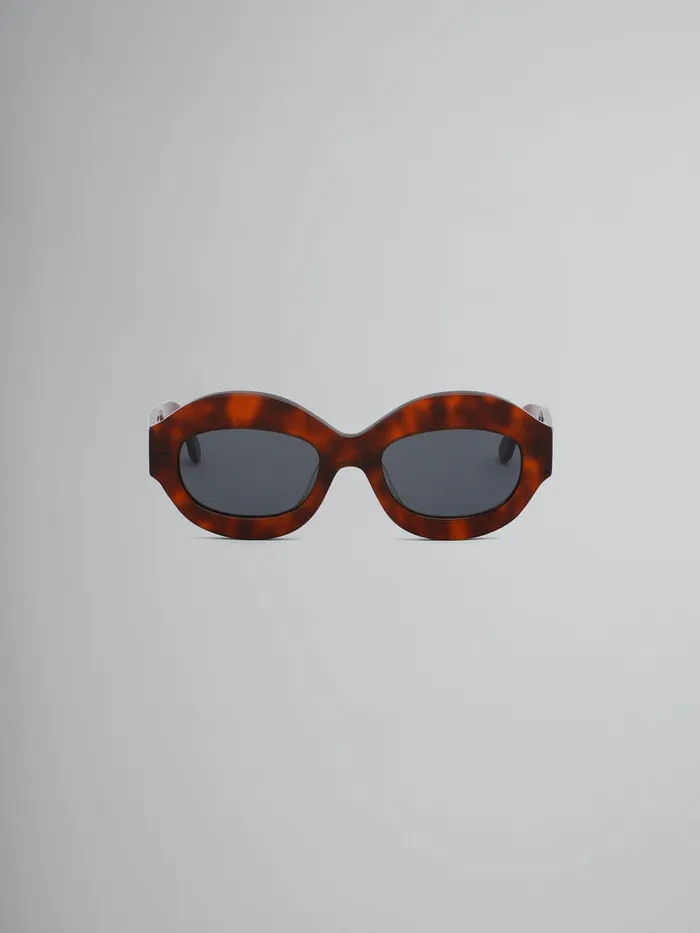 Tortoiseshell Ik Kil Cenote Acetate Sunglasses Women Marni Sunglasses