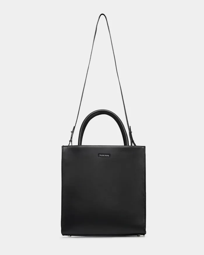 Tote Bag Medium Classic Black WomenMen Filling Pieces Bags and Leather Goods