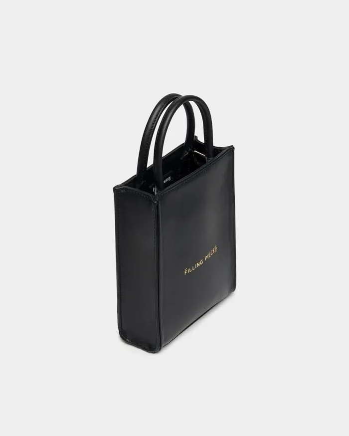Tote Bag Small Classic Black MenWomen Filling Pieces Bags and Leather Goods