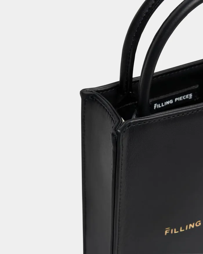 Tote Bag Small Classic Black WomenMen Filling Pieces Bags and Leather Goods