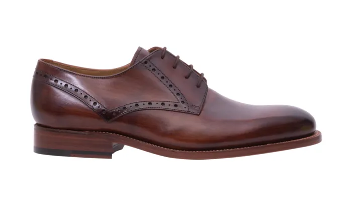 Trent 8211 Hand Brushed Brown Mens Barker Shoes Brogues