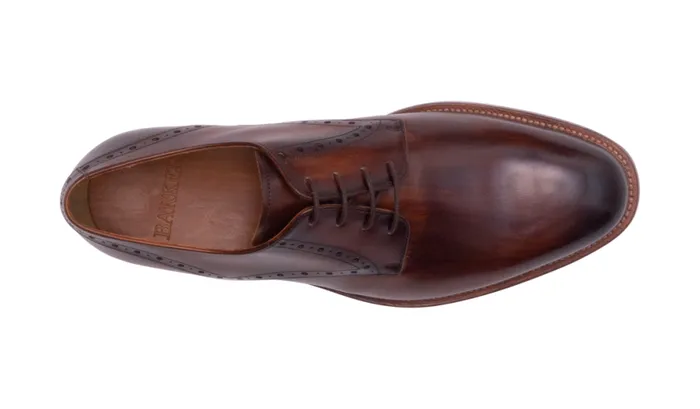 Trent 8211 Hand Brushed Brown Mens Barker Shoes Brogues