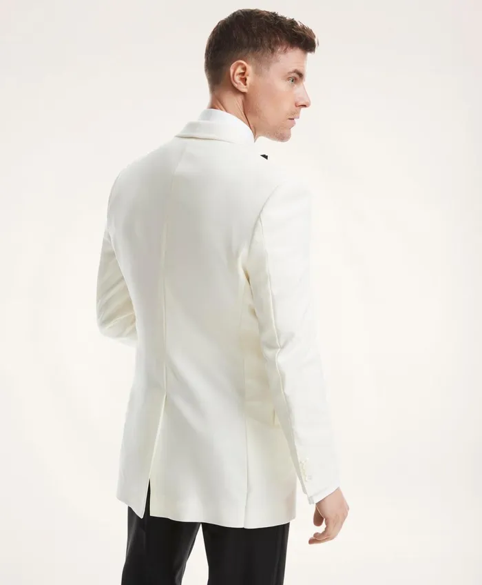 Tuxedo Shop Men Brooks Brothers Madison Fit Wool Tuxedo Jacket White