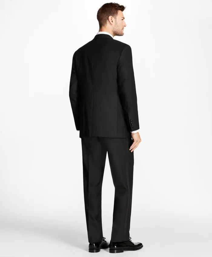 Tuxedo Shop Men Brooks Brothers Regent Fit OneButton 1818 Tuxedo Black