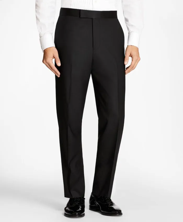 Tuxedo Shop Men Brooks Brothers Regent Fit OneButton 1818 Tuxedo Black