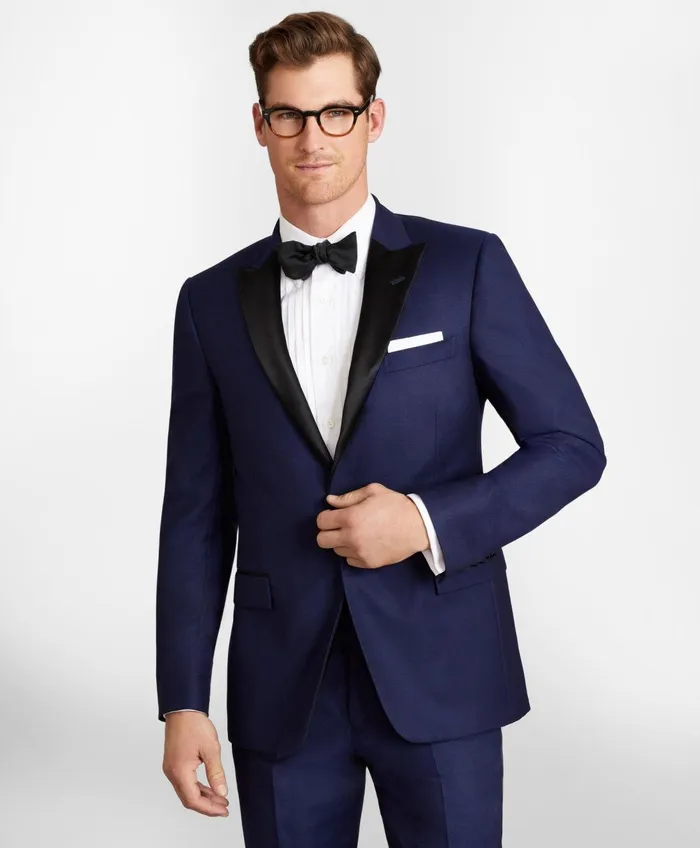 Tuxedo Shop Men Brooks Brothers Regent Fit OneButton Navy 1818 Tuxedo Navy