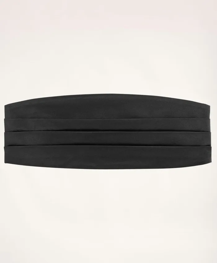 Tuxedo Shop Men Brooks Brothers Silk Cummerbund Black
