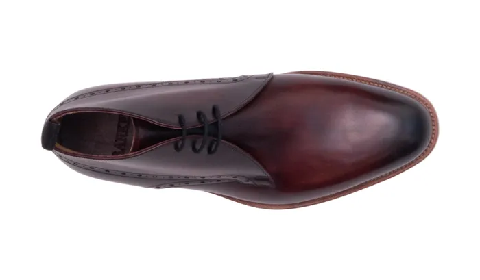 Tyne 2 8211 Hand Brushed Burgundy Mens Barker Shoes Boots