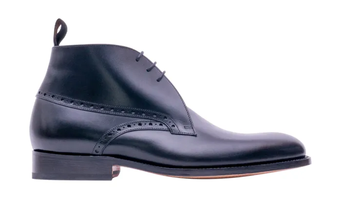 Tyne 8211 Black Calf Mens Barker Shoes Boots
