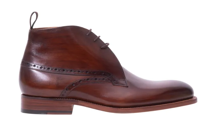 Tyne 8211 Hand Brushed Brown Mens Barker Shoes Boots