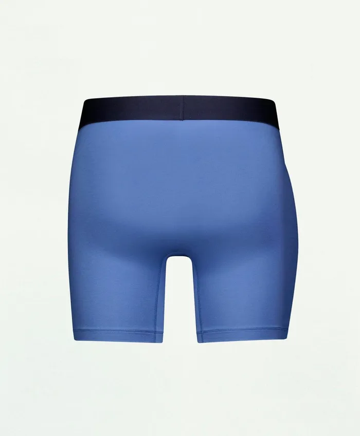 Underwear Men Brooks Brothers Modal Boxer Briefs Blue