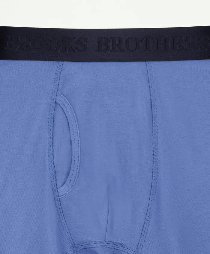 Underwear Men Brooks Brothers Modal Boxer Briefs Blue
