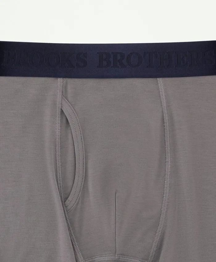 Underwear Men Brooks Brothers Modal Boxer Briefs Charcoal