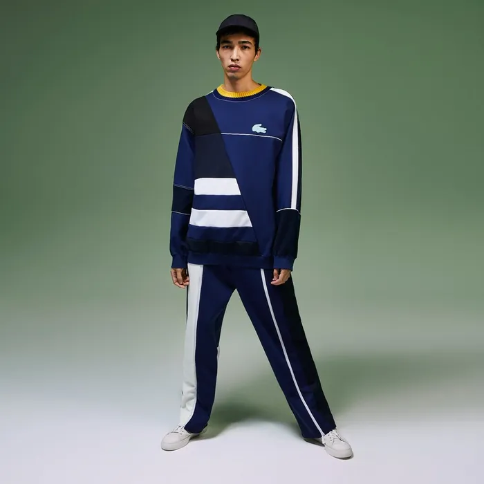 Unisex Fashion Show Multicolored Trackpants White Mens Lacoste Pants and Shorts Online Outlet Store Unisex Fashion Show Multicolored Trackpants White Mens Lacoste Pants and Shorts Online Outlet Store