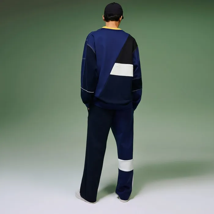 Unisex Fashion Show Multicolored Trackpants White Mens Lacoste Tracksuits Shop Online