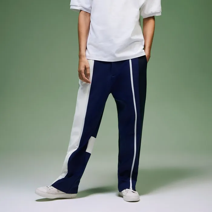 Unisex Fashion Show Multicolored Trackpants White Mens Lacoste Tracksuits Shop Online