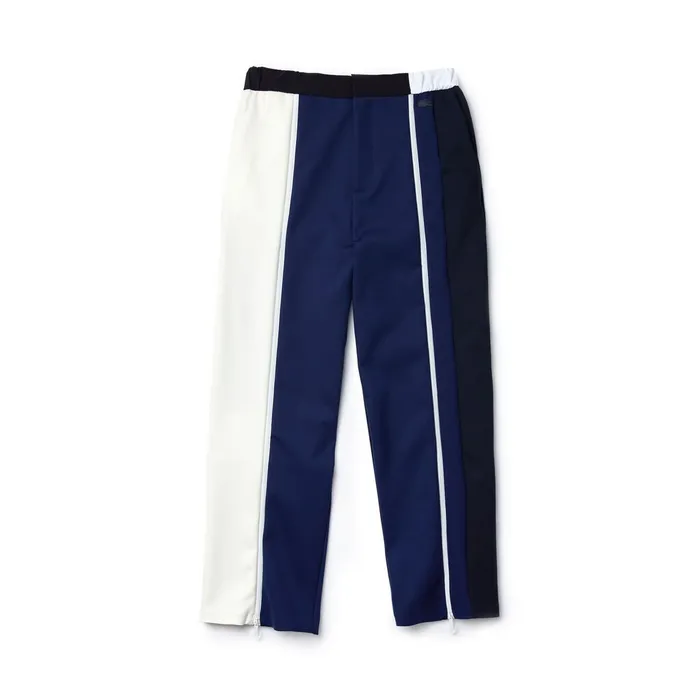 Unisex Fashion Show Multicolored Trackpants White Mens Lacoste Tracksuits Shop Online