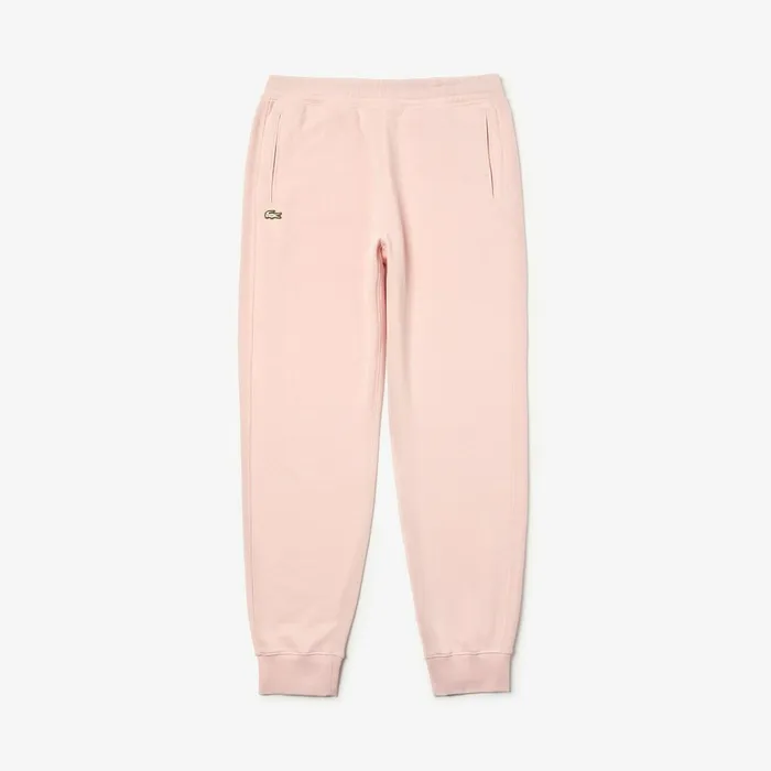 Unisex LIVE Cotton Fleece Sweatpants Light Pink Mens Lacoste Pants and Shorts USA