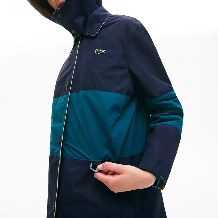 Unisex LIVE Reversible Peacoat BeigeNavy BlueGreen Mens Lacoste Jackets and Coats Gift Ideas