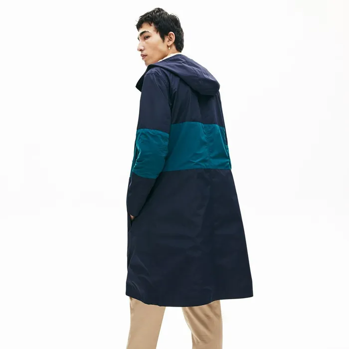 Unisex LIVE Reversible Peacoat BeigeNavy BlueGreen Mens Lacoste Jackets and Coats Gift Ideas
