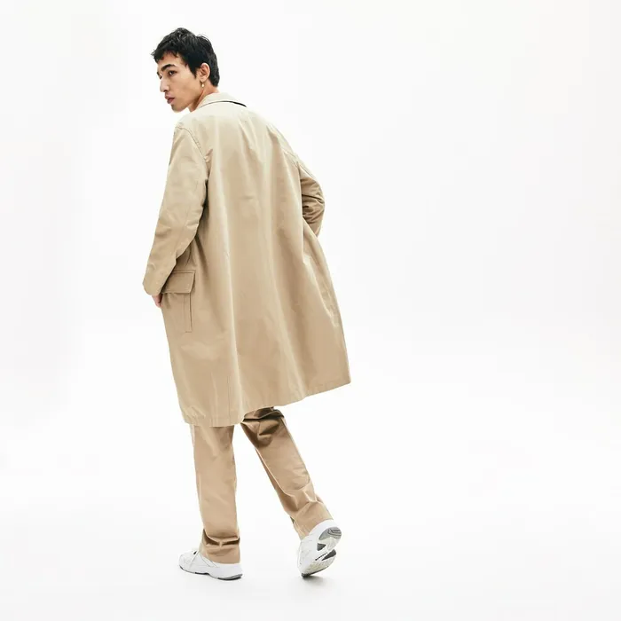 Unisex LIVE Reversible Peacoat BeigeNavy BlueGreen Mens Lacoste Jackets and Coats Gift Ideas