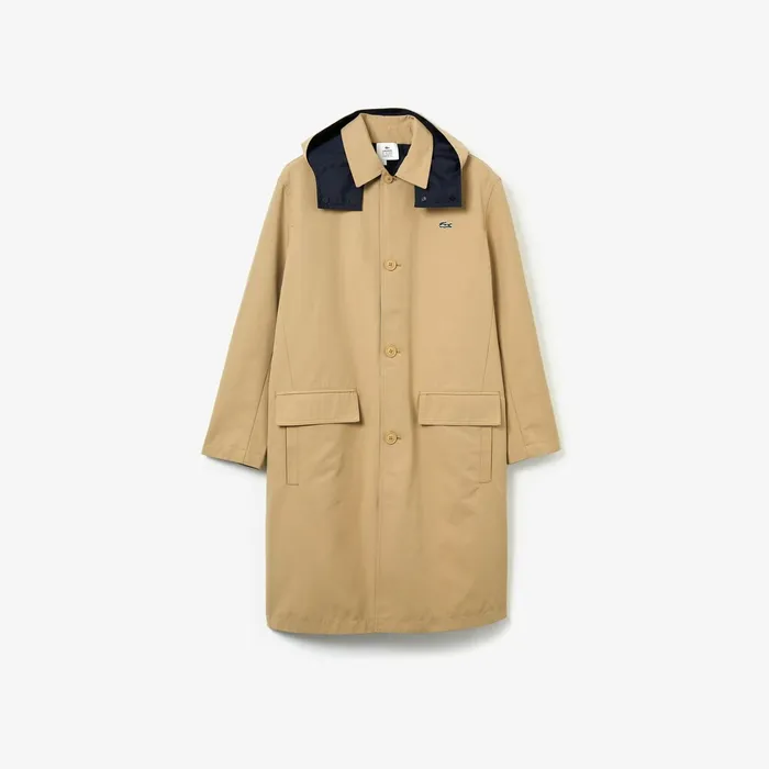 Unisex LIVE Reversible Peacoat BeigeNavy BlueGreen Mens Lacoste Jackets and Coats Gift Ideas