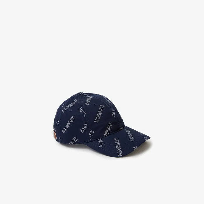Unisex LIVE SignaturePrint Cotton Hat Navy BlueWhite Mens Lacoste Caps and Hats Gift 4 You Unisex LIVE SignaturePrint Cotton Hat Navy BlueWhite Mens Lacoste Caps and Hats Gift 4 You