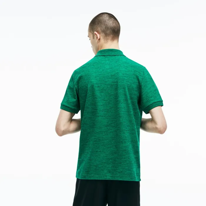 Unisex LIVE Slim Fit Stretch Mini Piqu Polo Green Mens Lacoste Polos Casaul