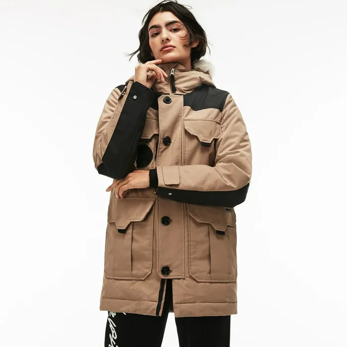 Unisex LIVE WaterResistant Canvas Quilted Parka BeigeBlack Mens Lacoste Jackets and Coats For Sale Online Unisex LIVE WaterResistant Canvas Quilted Parka BeigeBlack Mens Lacoste Jackets and Coats For Sale Online