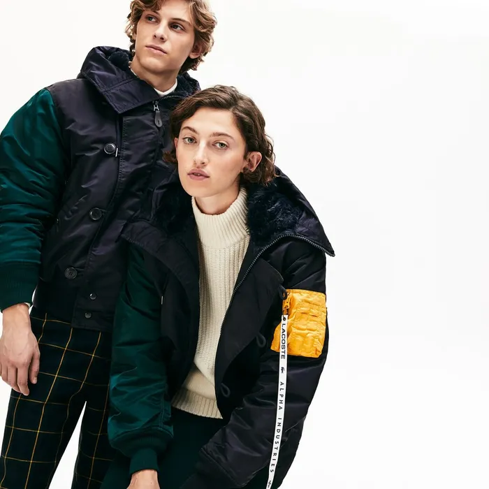 Unisex x Alpha Industries Colorblock Flightjacket Dark GreyNavy BlueGreenYellow Mens Lacoste Jackets and Coats On Sale Unisex x Alpha Industries Colorblock Flightjacket Dark GreyNavy BlueGreenYellow Mens Lacoste Jackets and Coats On Sale