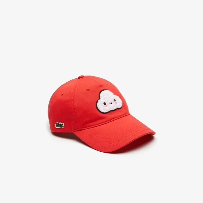 Unisex x FriendsWithYou Cotton Print Cap Red Mens Lacoste Caps and Hats Gift Ideas