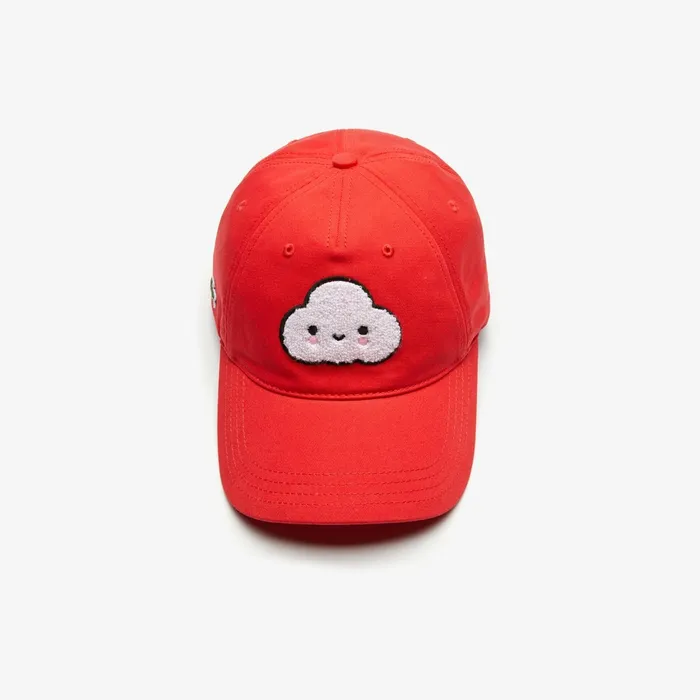 Unisex x FriendsWithYou Cotton Print Cap Red Mens Lacoste Caps and Hats Gift Ideas