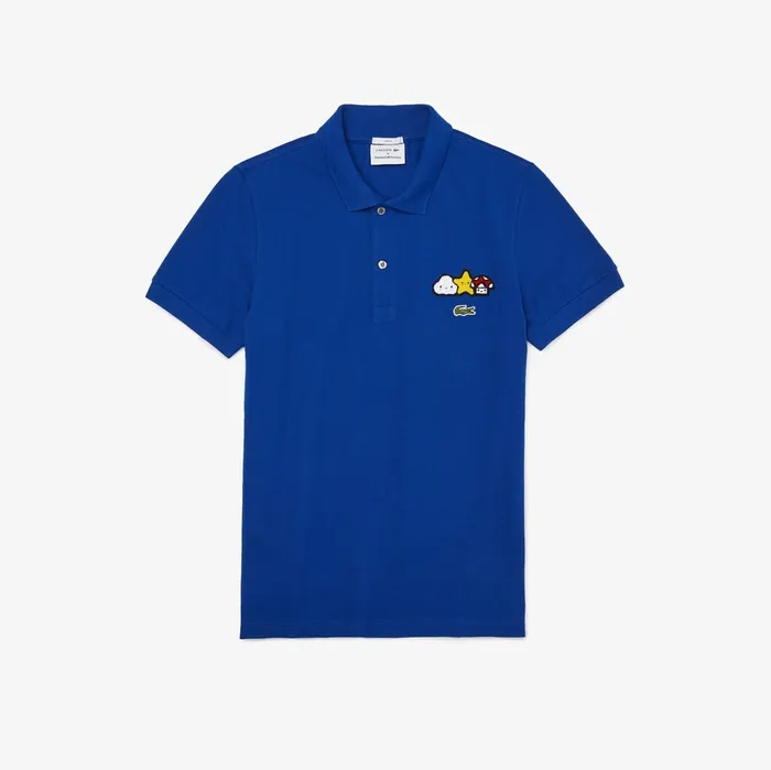 Unisex x FriendsWithYou Design Classic Fit Polo Shirt Blue Womens Lacoste Polos Outlet