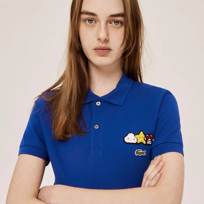 Unisex x FriendsWithYou Design Classic Fit Polo Shirt Blue Womens Lacoste Polos Outlet