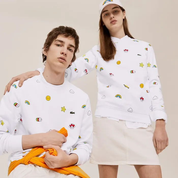 Unisex x FriendsWithYou Design Sweatshirt White Womens Lacoste Sweaters and Sweatshirts For Sale Online Unisex x FriendsWithYou Design Sweatshirt White Womens Lacoste Sweaters and Sweatshirts For Sale Online