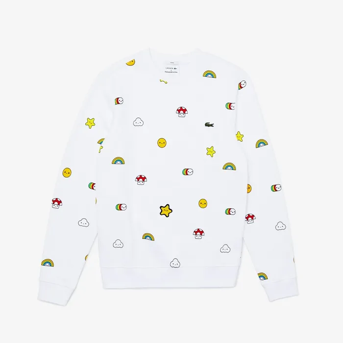 Unisex x FriendsWithYou Design Sweatshirt White Womens Lacoste Sweaters and Sweatshirts For Sale Online
