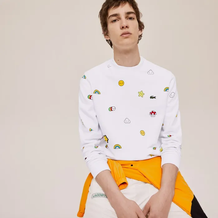 Unisex x FriendsWithYou Design Sweatshirt White Womens Lacoste Sweaters and Sweatshirts For Sale Online