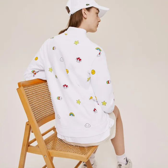 Unisex x FriendsWithYou Design Sweatshirt White Womens Lacoste Sweaters and Sweatshirts For Sale Online