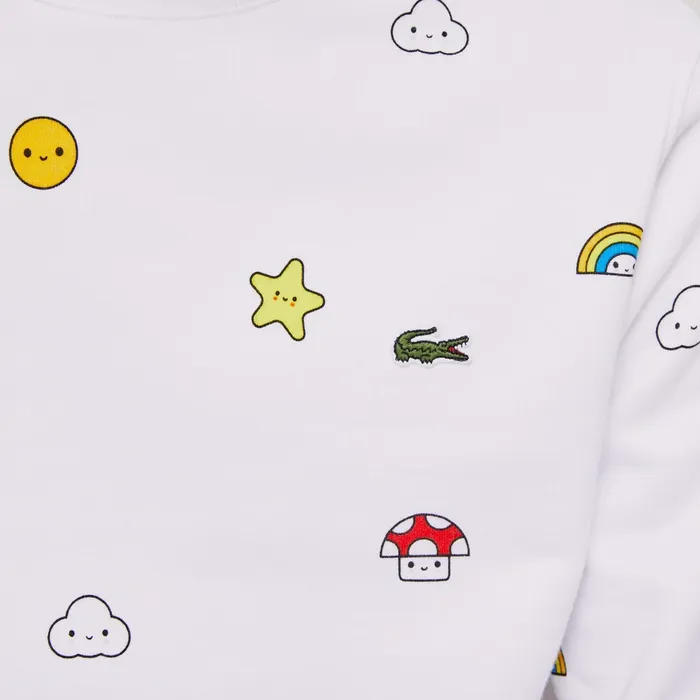 Unisex x FriendsWithYou Design Sweatshirt White Womens Lacoste Sweaters and Sweatshirts For Sale Online