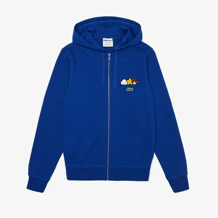 Unisex x FriendsWithYou Design Zippered Jacket Blue Womens Lacoste Sweaters and Sweatshirts Popular