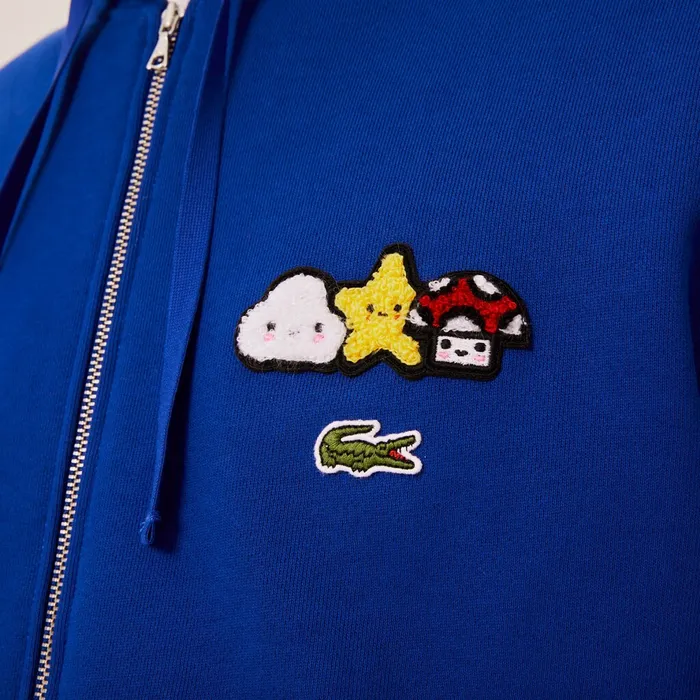 Unisex x FriendsWithYou Design Zippered Jacket Blue Womens Lacoste Sweaters and Sweatshirts Popular