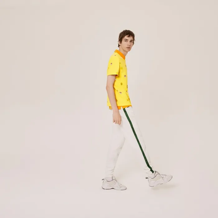 Unisex x FriendsWithYou LimitedEdition Graphic Tshirt Yellow Womens Lacoste TShirts Store